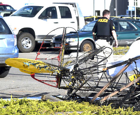 crashed aircraft CREDIT Montana Standard Newspaper